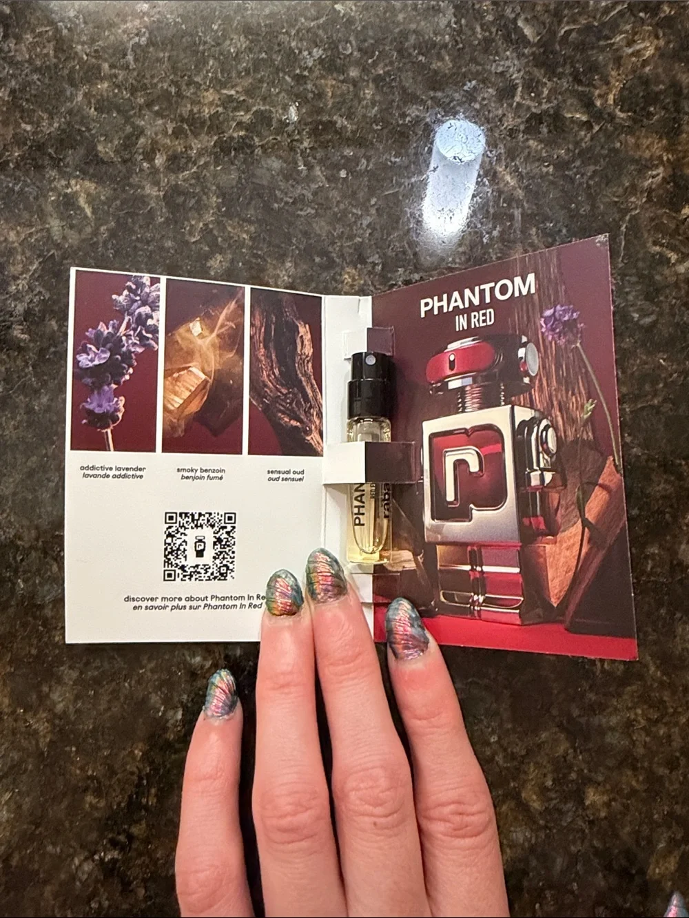 Rabanne Phantom In Red .05 fl oz New